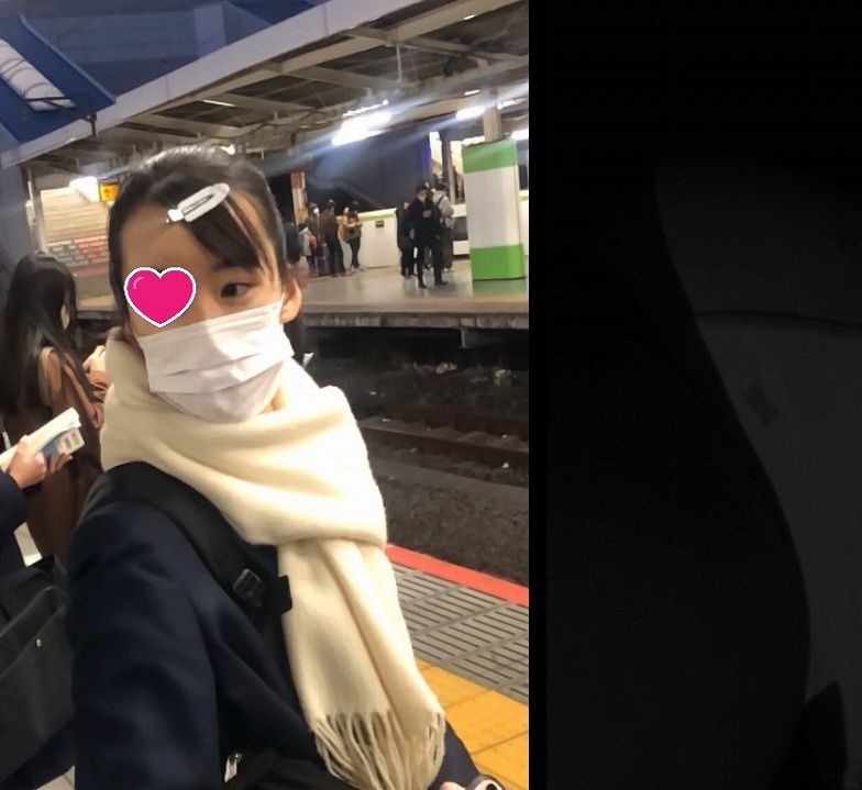 素人痴〇日記１７TRAIN目★前髪ピン留め美人女子の生態