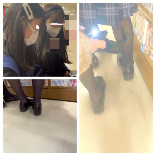 【スマホで逆さ撮り 特別編】期間限定販売 ◯K女子を撮ってきたよ！私服の子と制服姿の子※2カメ撮影【2名収録】