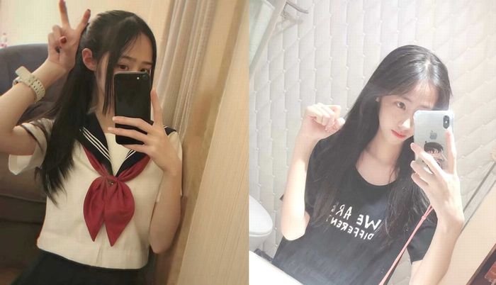 广州某高中，18岁高三超级高颜值学妹自拍流出！