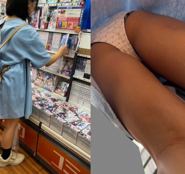 未満？！芋系女の子のスカートの中身
