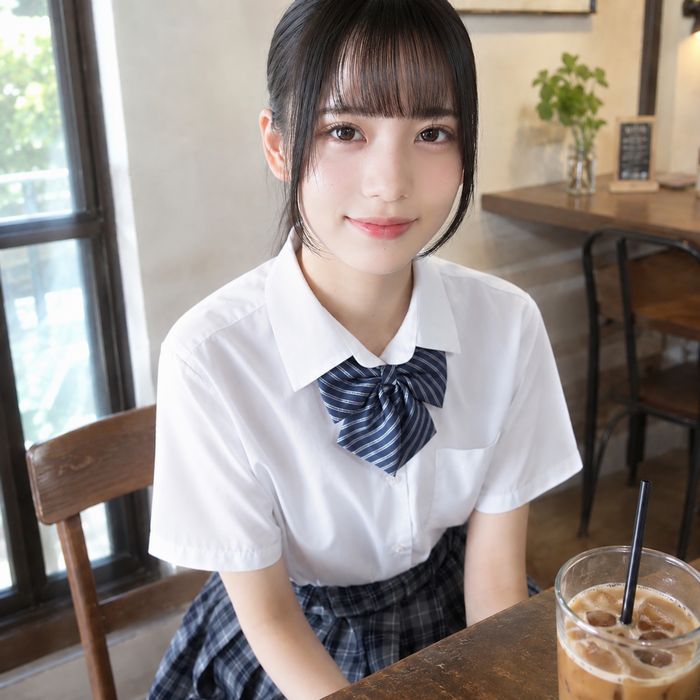 真っ白なキャンパス！ゆうなちゃんの美マンから飛び出す潮が止まらない！濃厚セックスでお掃除フェラまで