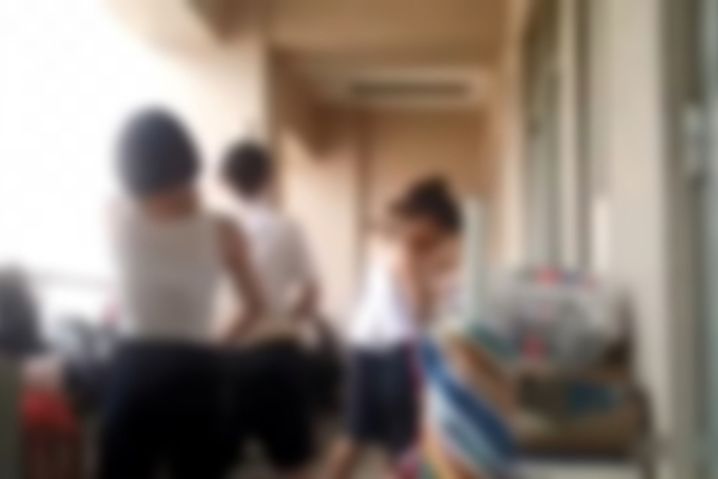 野球部お着替え