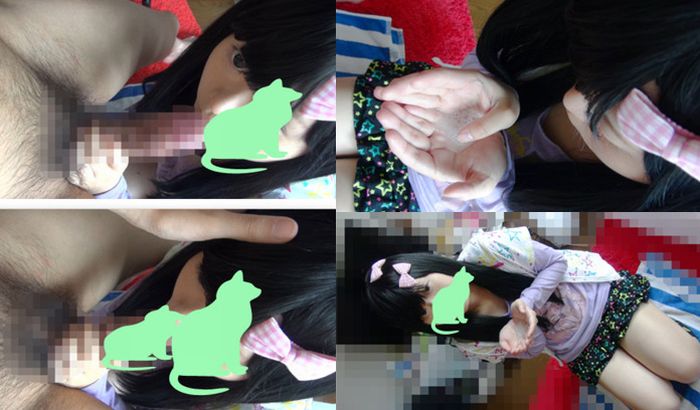 オエオエしながらフェラ えずくと亀頭が刺激されて汁がどんどん出る