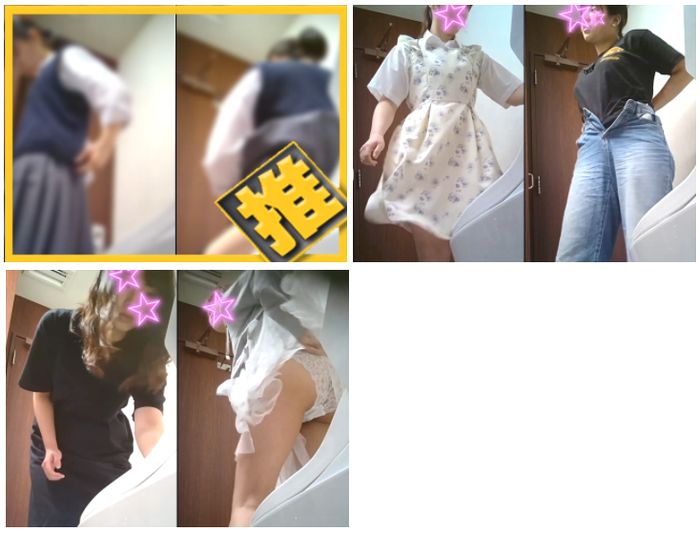 【プレミアム美盗トイレ】まる見え率高っ！コスプレさんもいます♪　全6名収録 プレ美 Vol.10