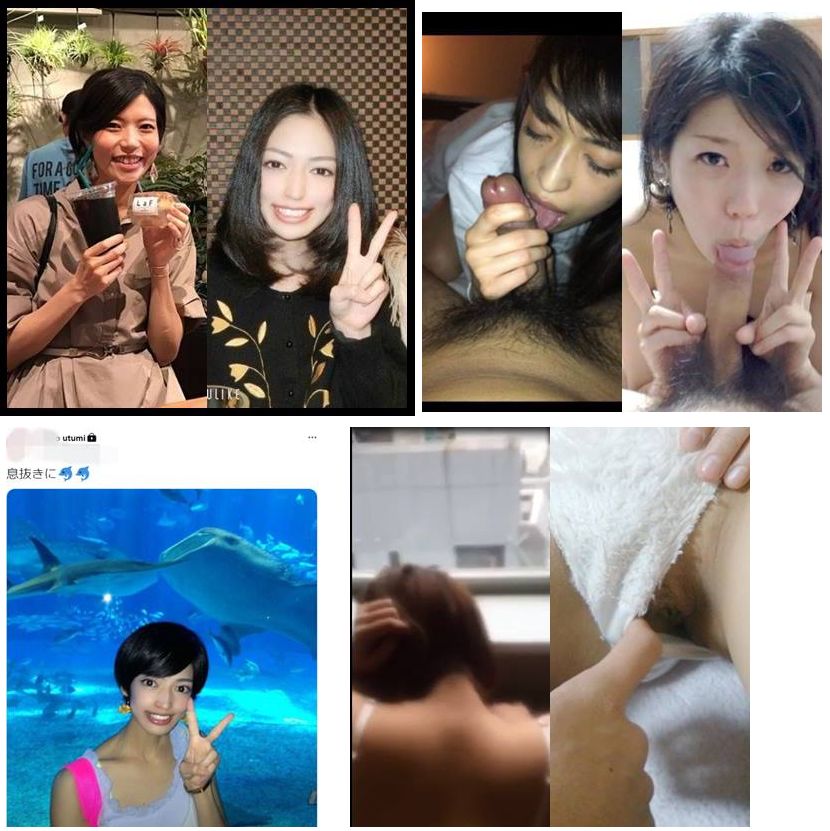 【流出】新妻○本さん＆元イラストレーター内○さん【おまけ付き】