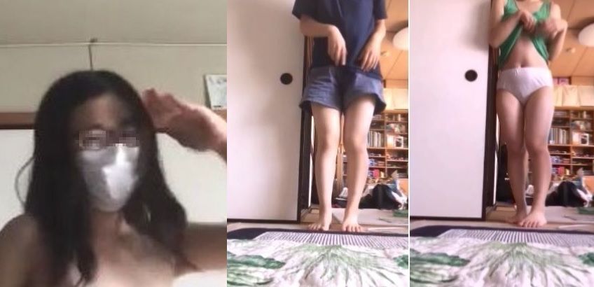 全裸でダンス　その後は高速ピストンで乱れだします