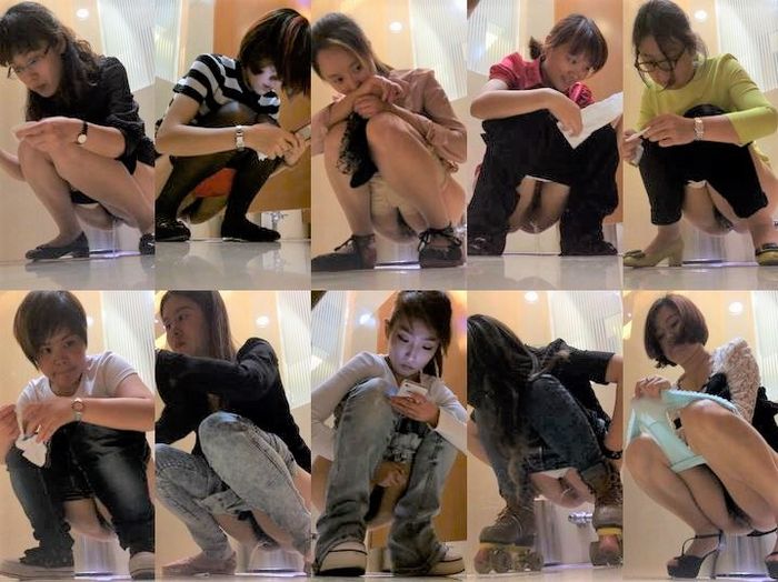 ショッピングモールのトイレに潜入