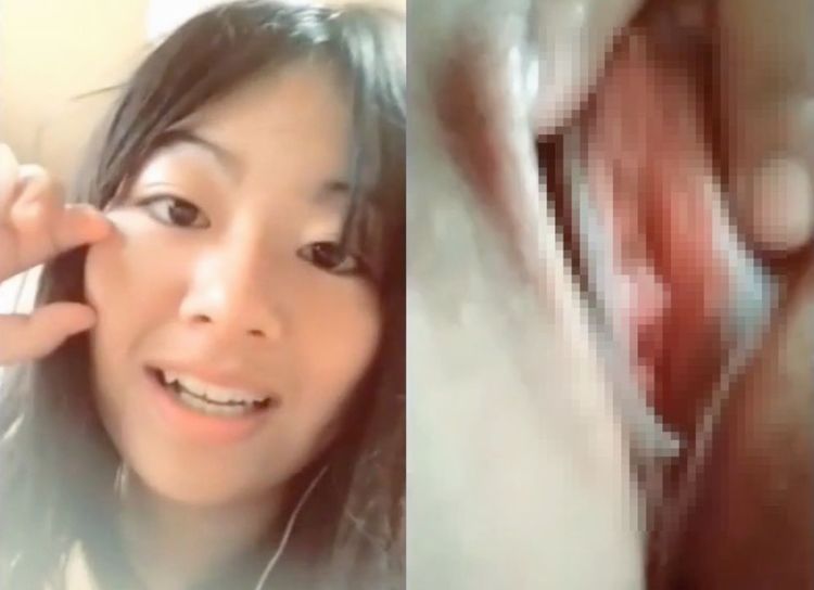 無修正ビデオ通話◇「ちんちん、ください、、」と無理やり言わされオナニーさせられるJ◯娘と相互オナニーでエロイプ録画