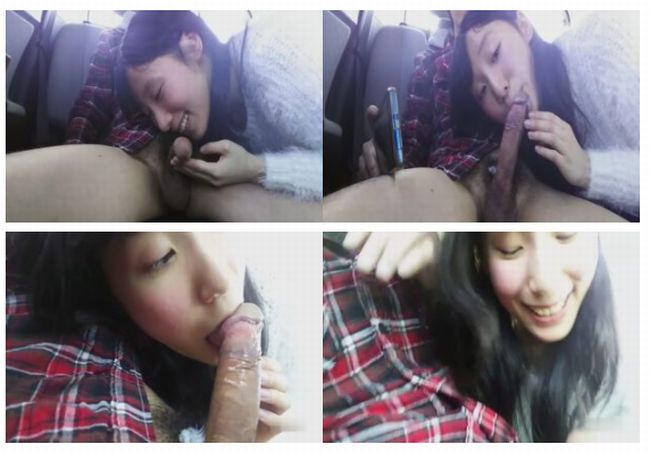 車内でヌキ・21歳春休み中JD　8kでフェラ。。とてもいい娘でした。。一部始終